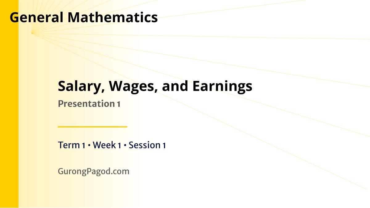 Presentation 1 - Salary, Wages, and Earnings preview fragment