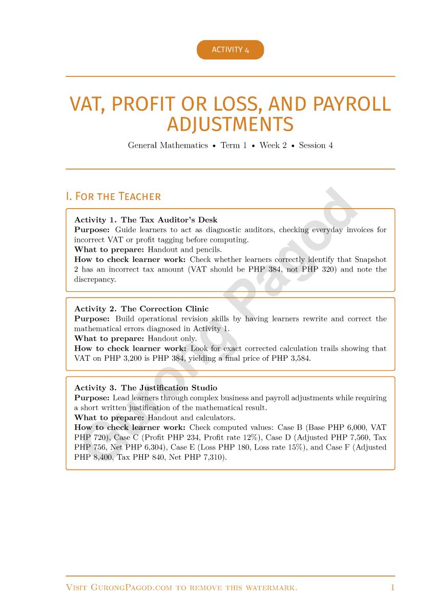 Activity 4 - VAT, Profit or Loss, and Payroll Adjustments preview fragment