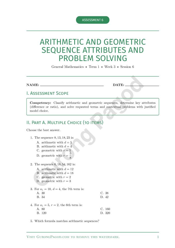 Reference image for Assessment 6