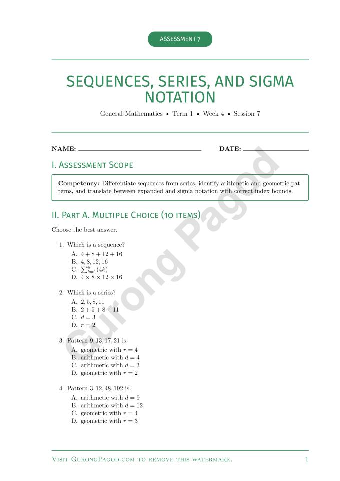 Reference image for Assessment 7