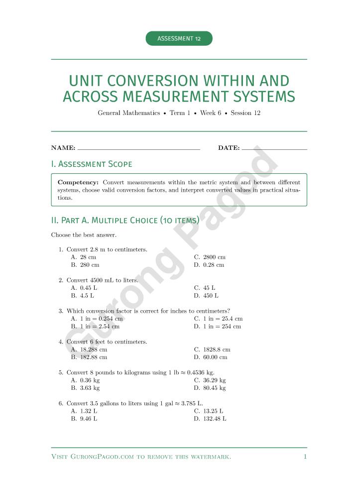 Reference image for Assessment 12